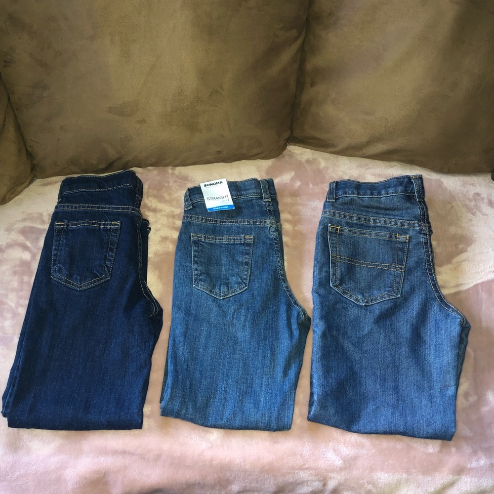 SONOMA: 3 Pairs of Boy’s 7 Jeans Adjustable